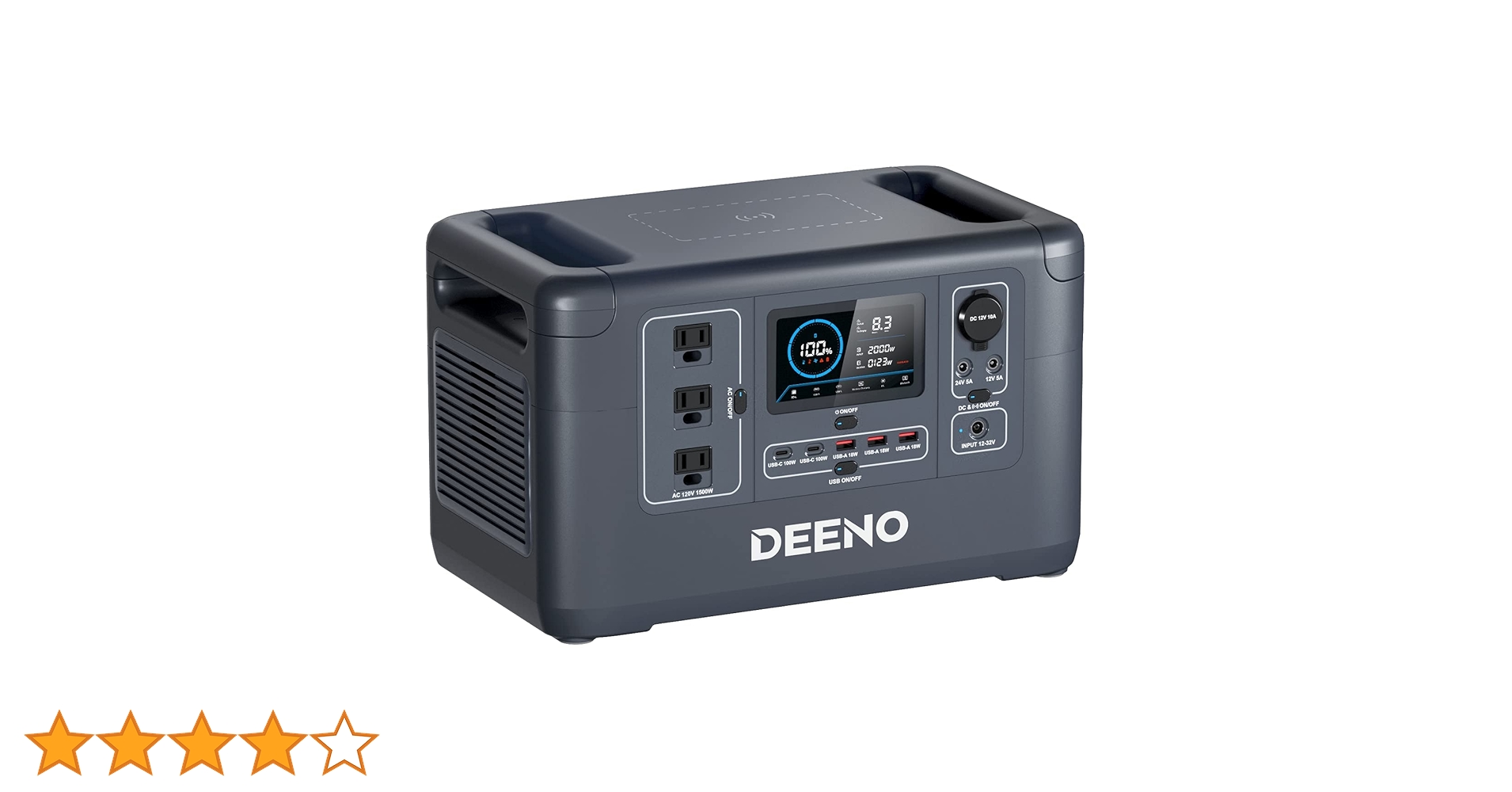 Amazon.co.jp: Deeno ポータブル電源 X1500 1500W (瞬間最大3000W) 大